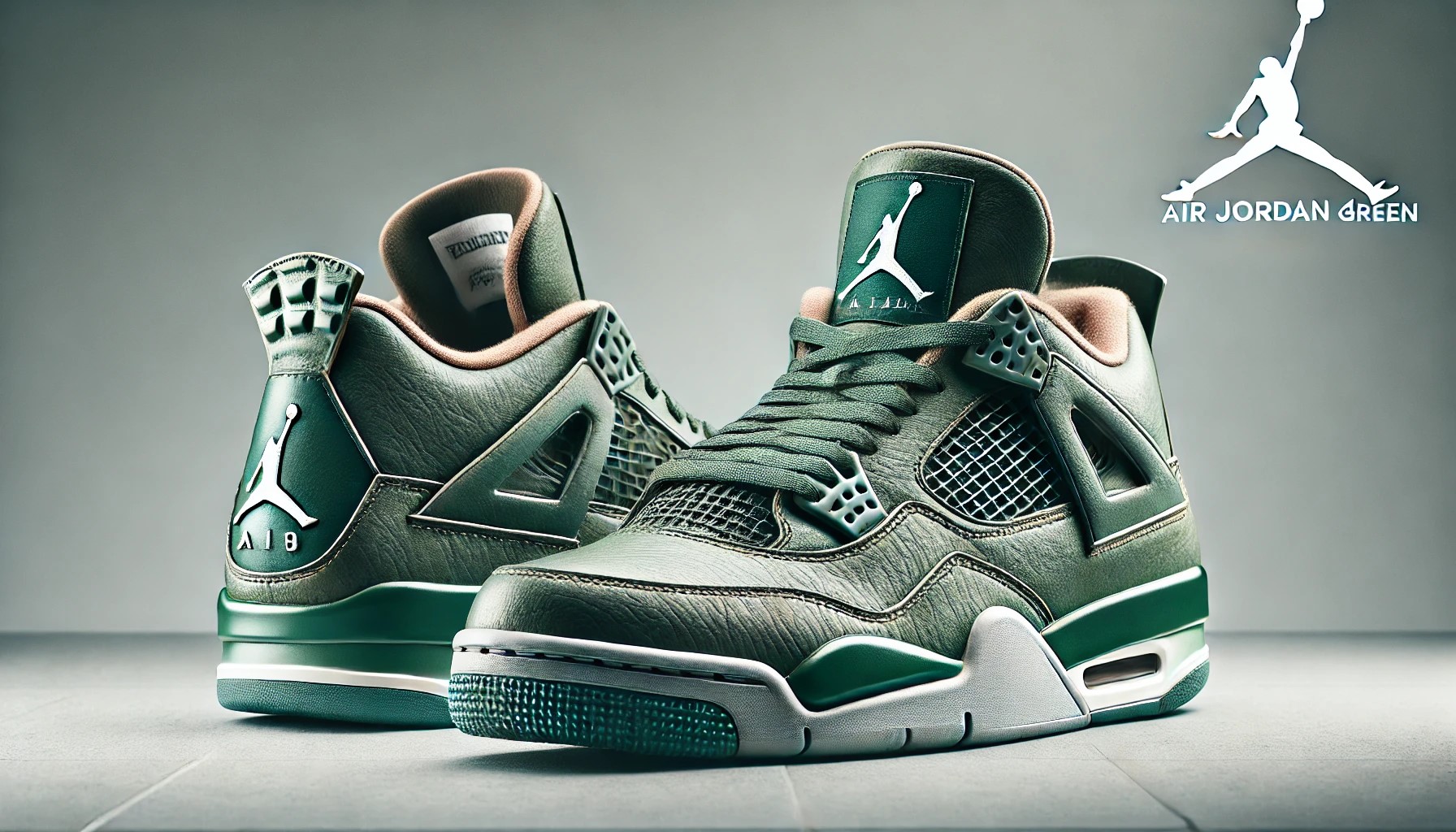 Air Jordan 4 Oxidized Green širokouhlý